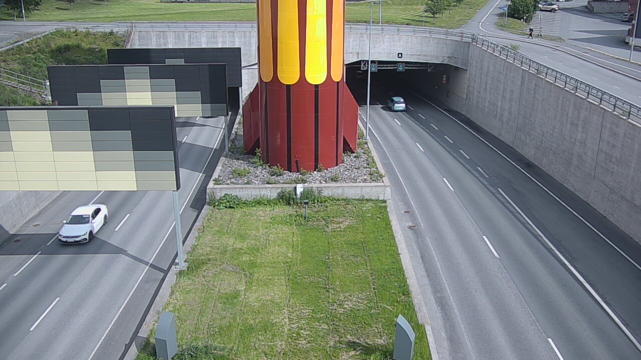 Kelikamerat Kuva Tie 12 Tampere, Rantatunnelin puomi, länsi, Tampere, Pirkanmaa