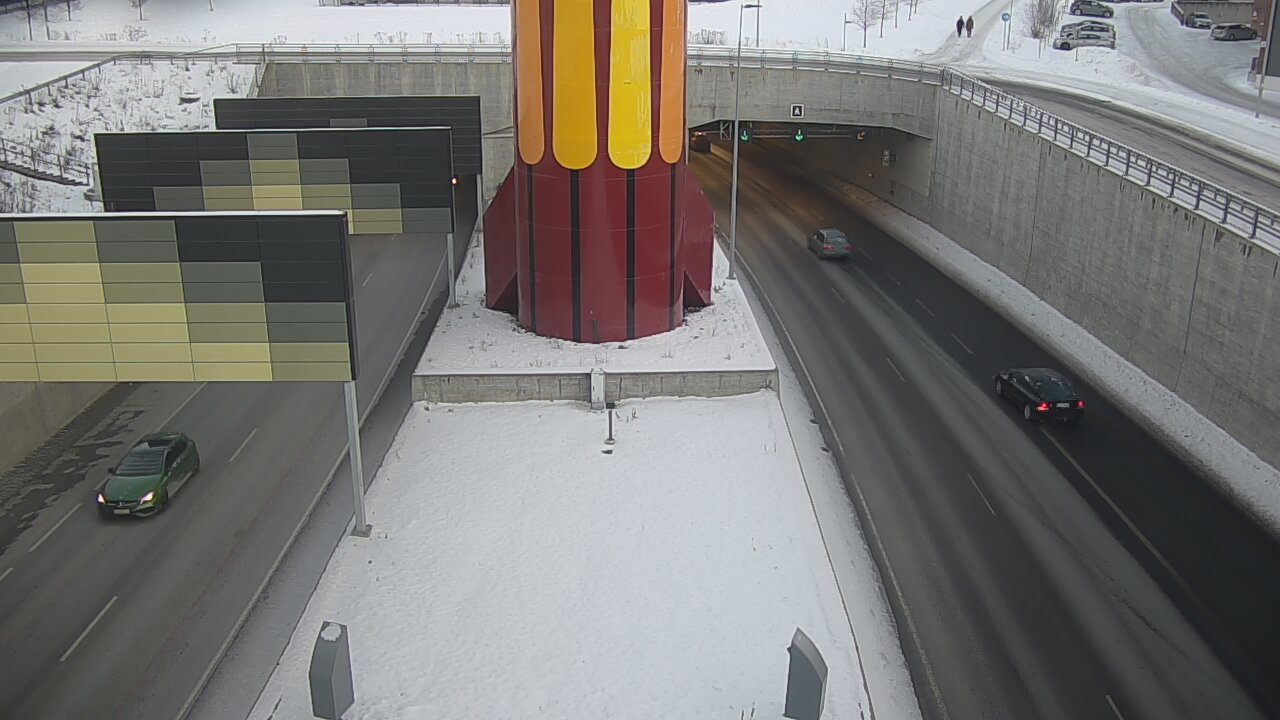 Weather Camera Image Road 12 Tampere, Rantatunneli boom west, Tampere, Pirkanmaa