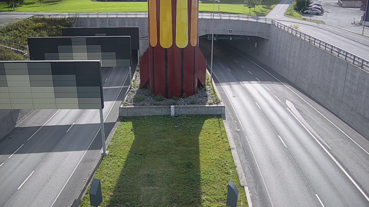 Kelikamerat Kuva Tie 12 Tampere, Rantatunnelin puomi, länsi, Tampere, Pirkanmaa