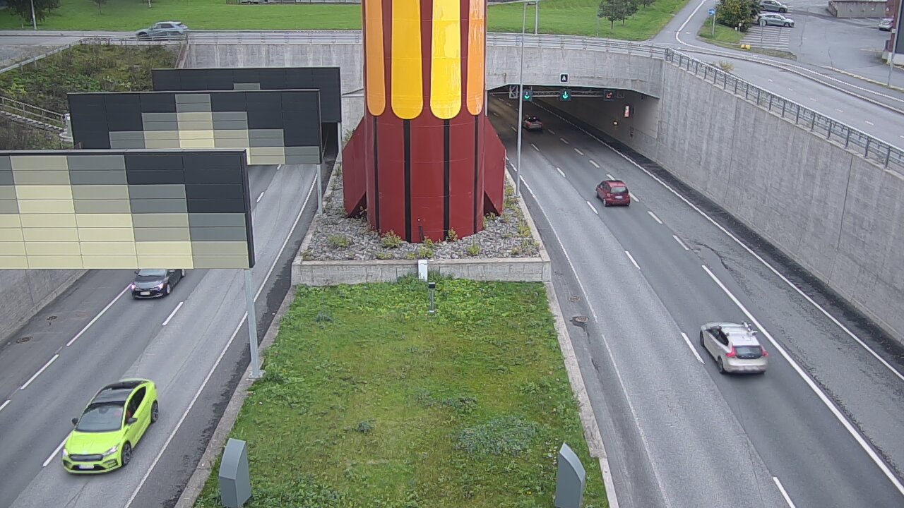 Kelikamerat Kuva Tie 12 Tampere, Rantatunnelin puomi, länsi, Tampere, Pirkanmaa