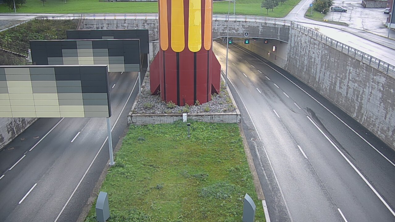 Kelikamerat Kuva Tie 12 Tampere, Rantatunnelin puomi, länsi, Tampere, Pirkanmaa
