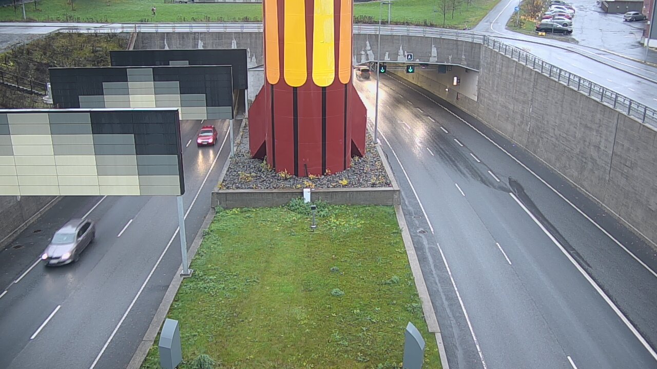 Kelikamerat Kuva Tie 12 Tampere, Rantatunnelin puomi, länsi, Tampere, Pirkanmaa