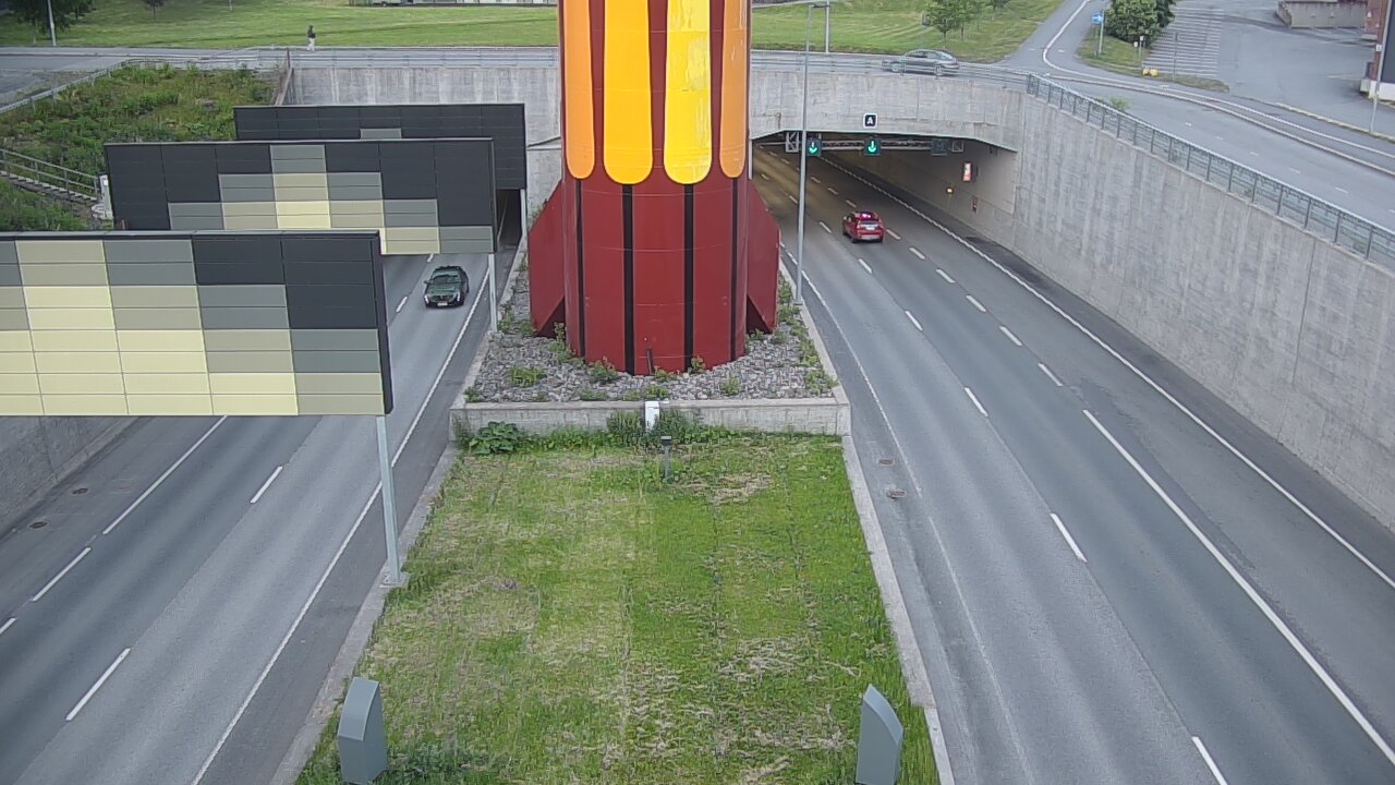 Kelikamerat Kuva Tie 12 Tampere, Rantatunnelin puomi, länsi, Tampere, Pirkanmaa