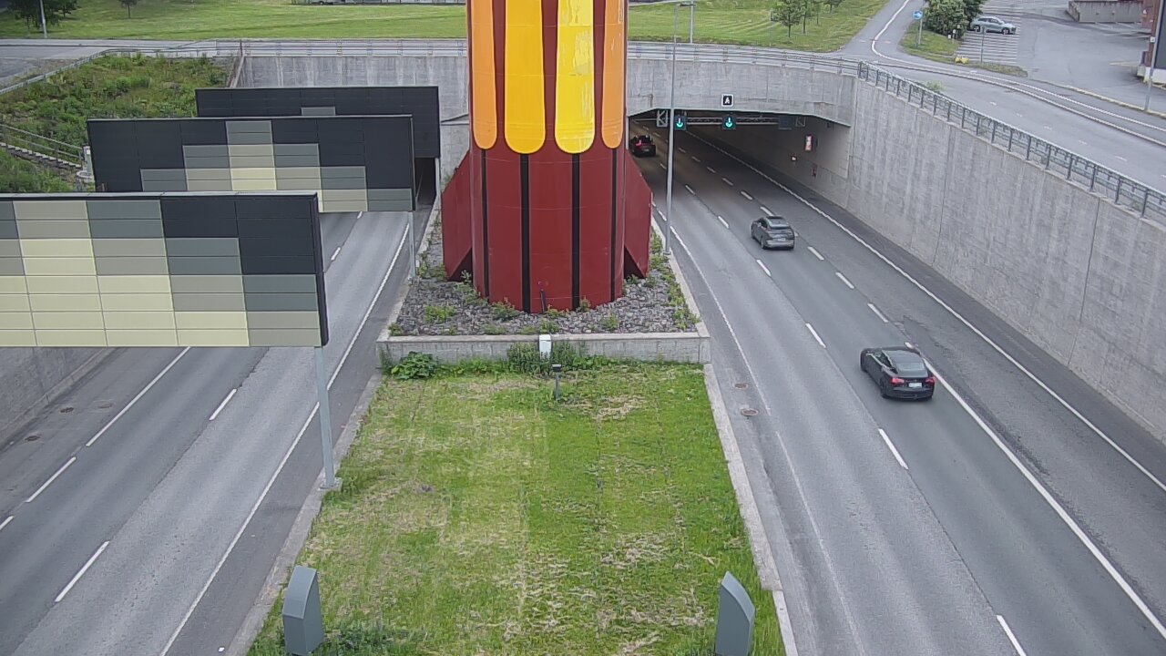 Kelikamerat Kuva Tie 12 Tampere, Rantatunnelin puomi, länsi, Tampere, Pirkanmaa