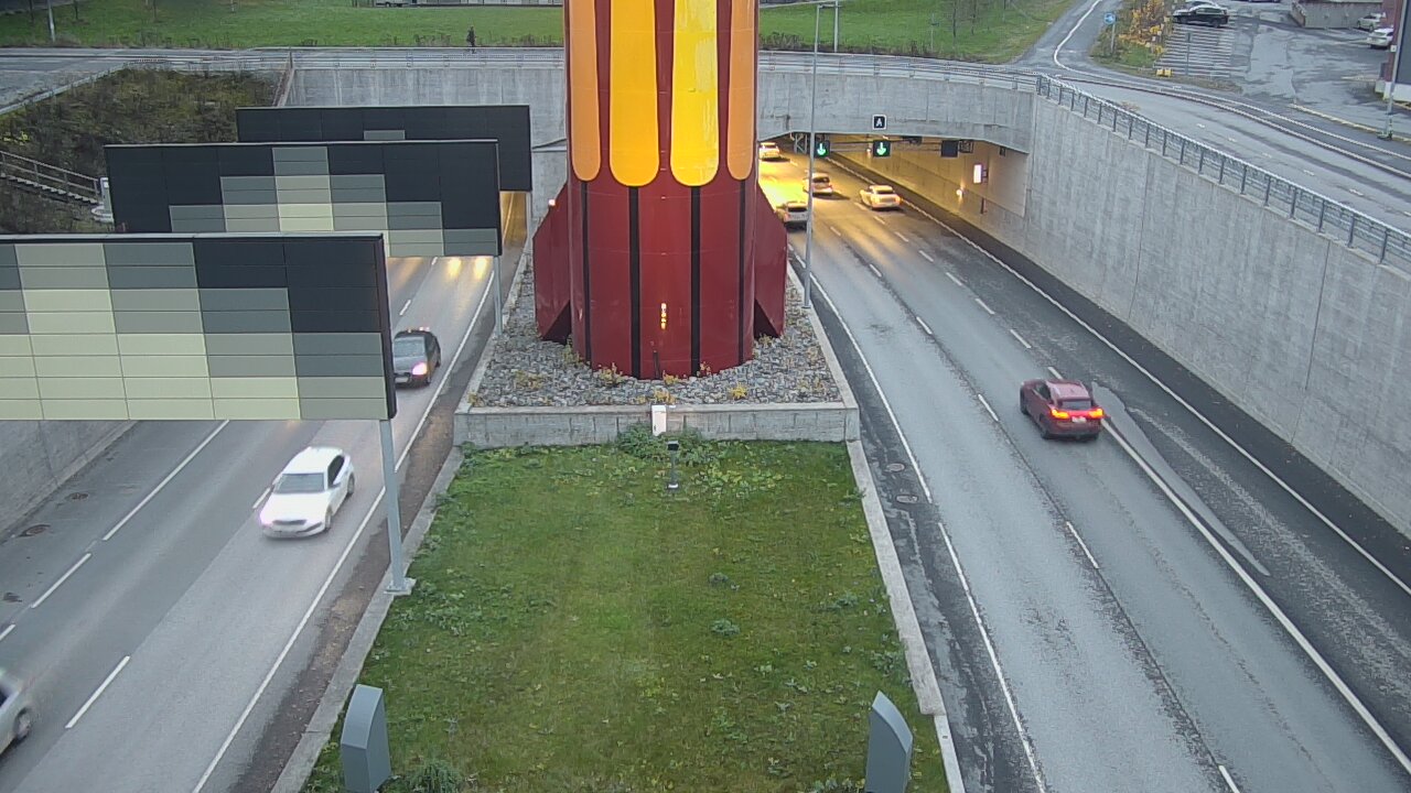 Kelikamerat Kuva Tie 12 Tampere, Rantatunnelin puomi, länsi, Tampere, Pirkanmaa