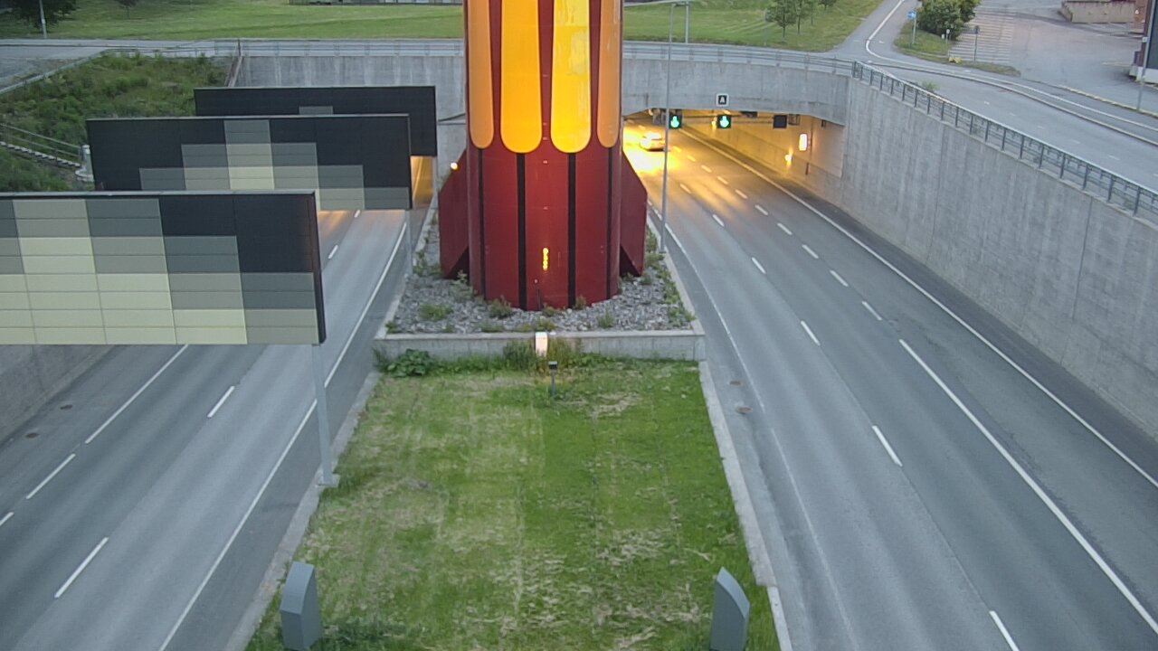 Kelikamerat Kuva Tie 12 Tampere, Rantatunnelin puomi, länsi, Tampere, Pirkanmaa