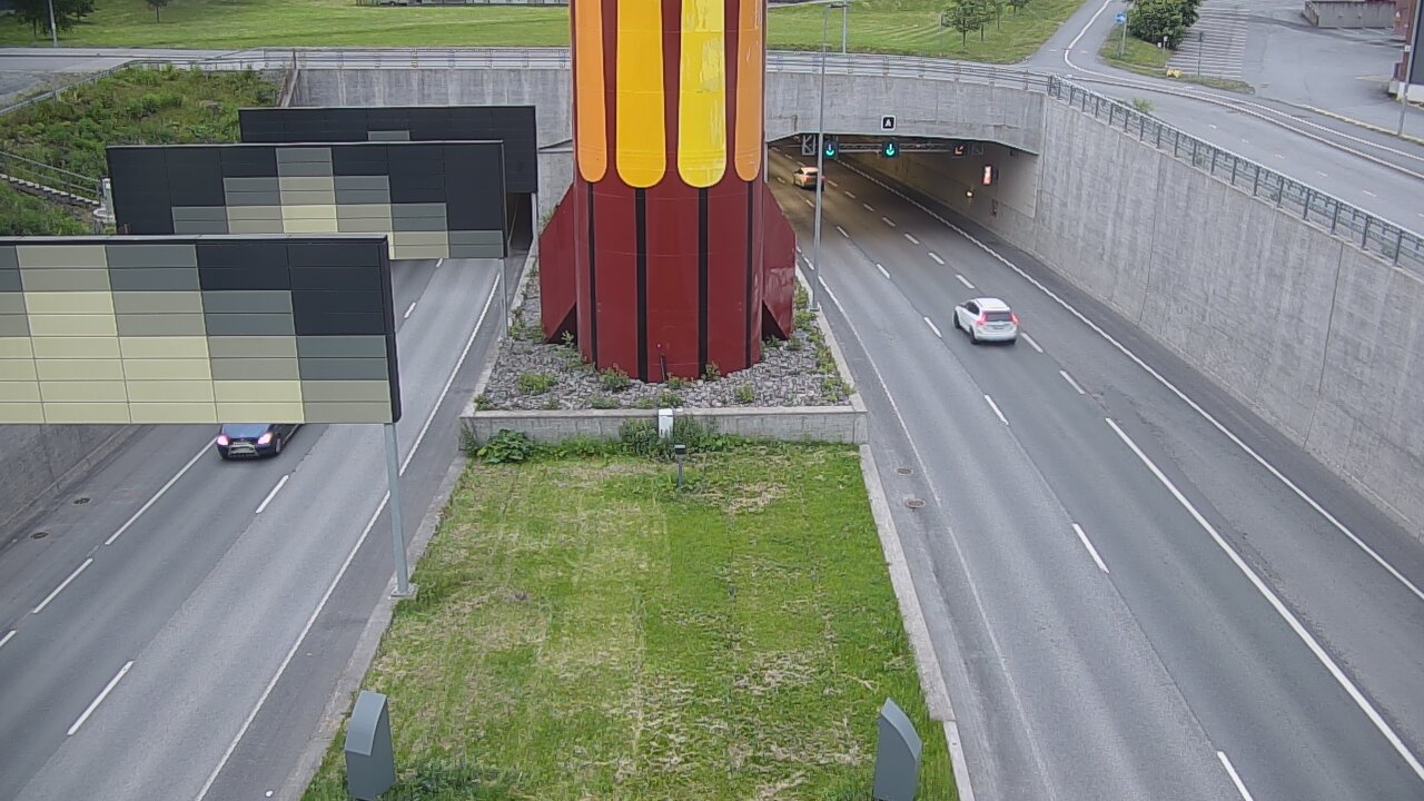 Kelikamerat Kuva Tie 12 Tampere, Rantatunnelin puomi, länsi, Tampere, Pirkanmaa