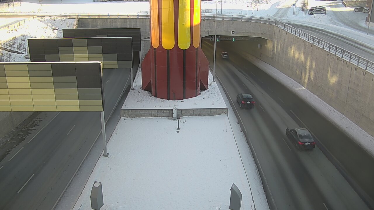 Kelikamerat Kuva Tie 12 Tampere, Rantatunnelin puomi, länsi, Tampere, Pirkanmaa