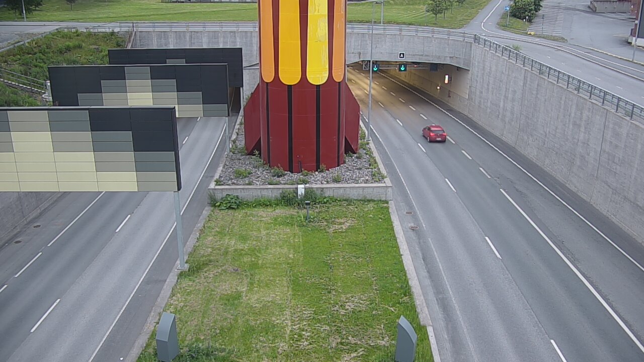 Kelikamerat Kuva Tie 12 Tampere, Rantatunnelin puomi, länsi, Tampere, Pirkanmaa