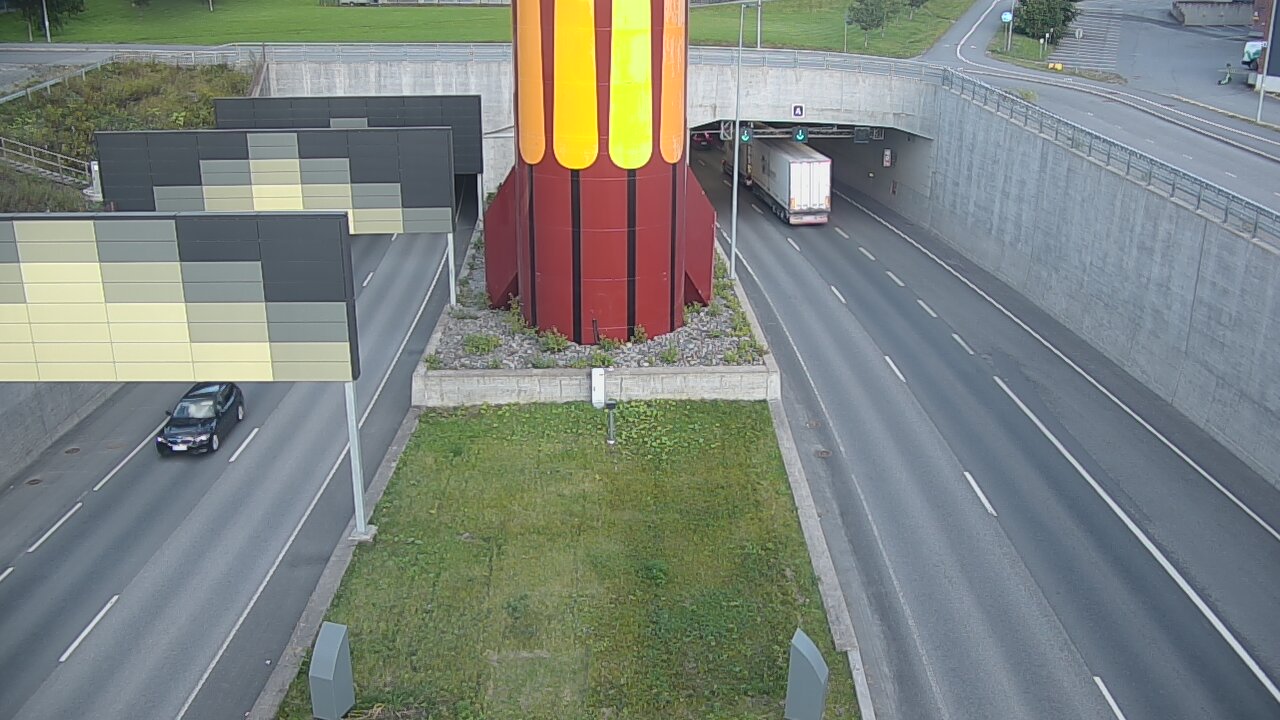 Kelikamerat Kuva Tie 12 Tampere, Rantatunnelin puomi, länsi, Tampere, Pirkanmaa