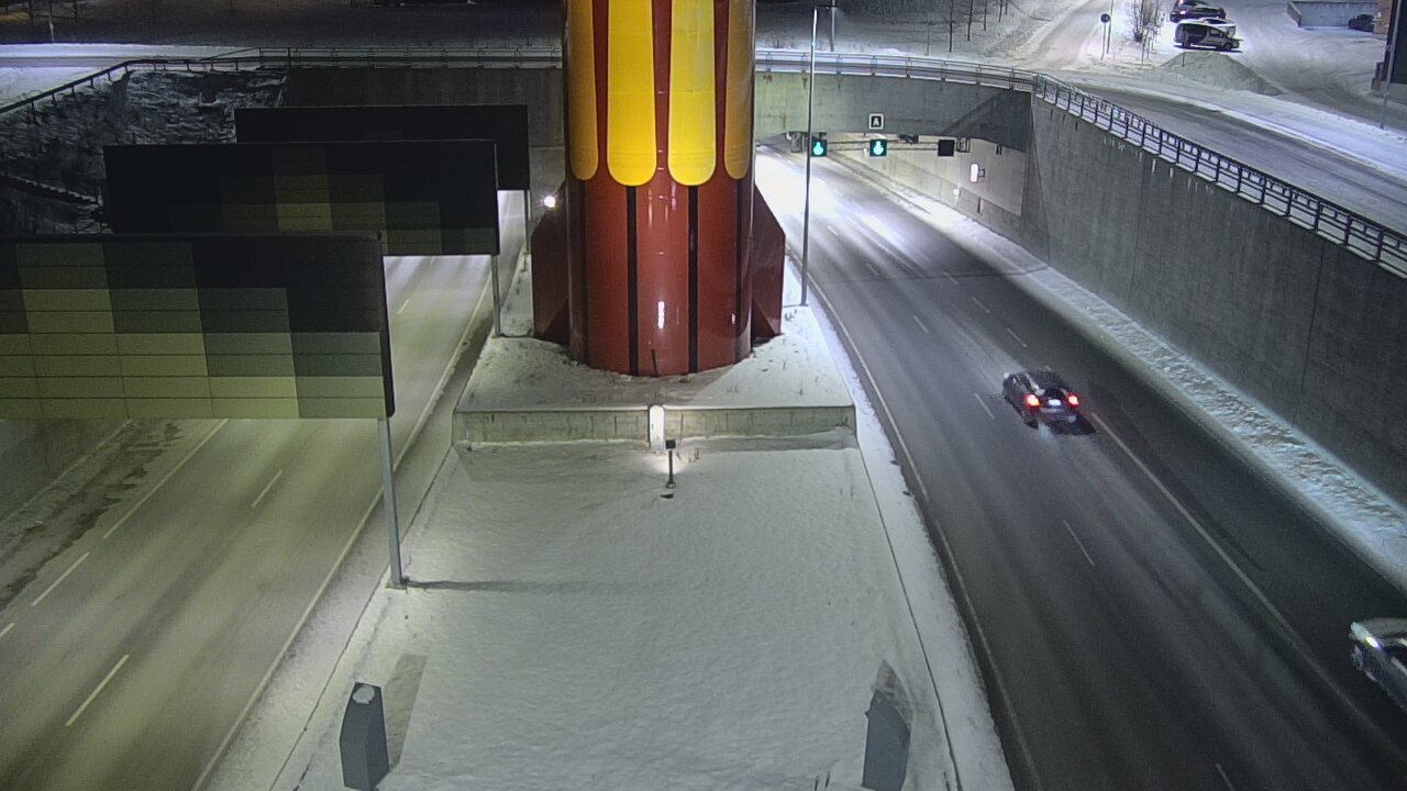 Kelikamerat Kuva Tie 12 Tampere, Rantatunnelin puomi, länsi, Tampere, Pirkanmaa