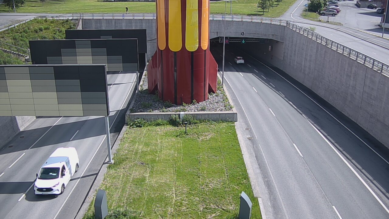 Kelikamerat Kuva Tie 12 Tampere, Rantatunnelin puomi, länsi, Tampere, Pirkanmaa