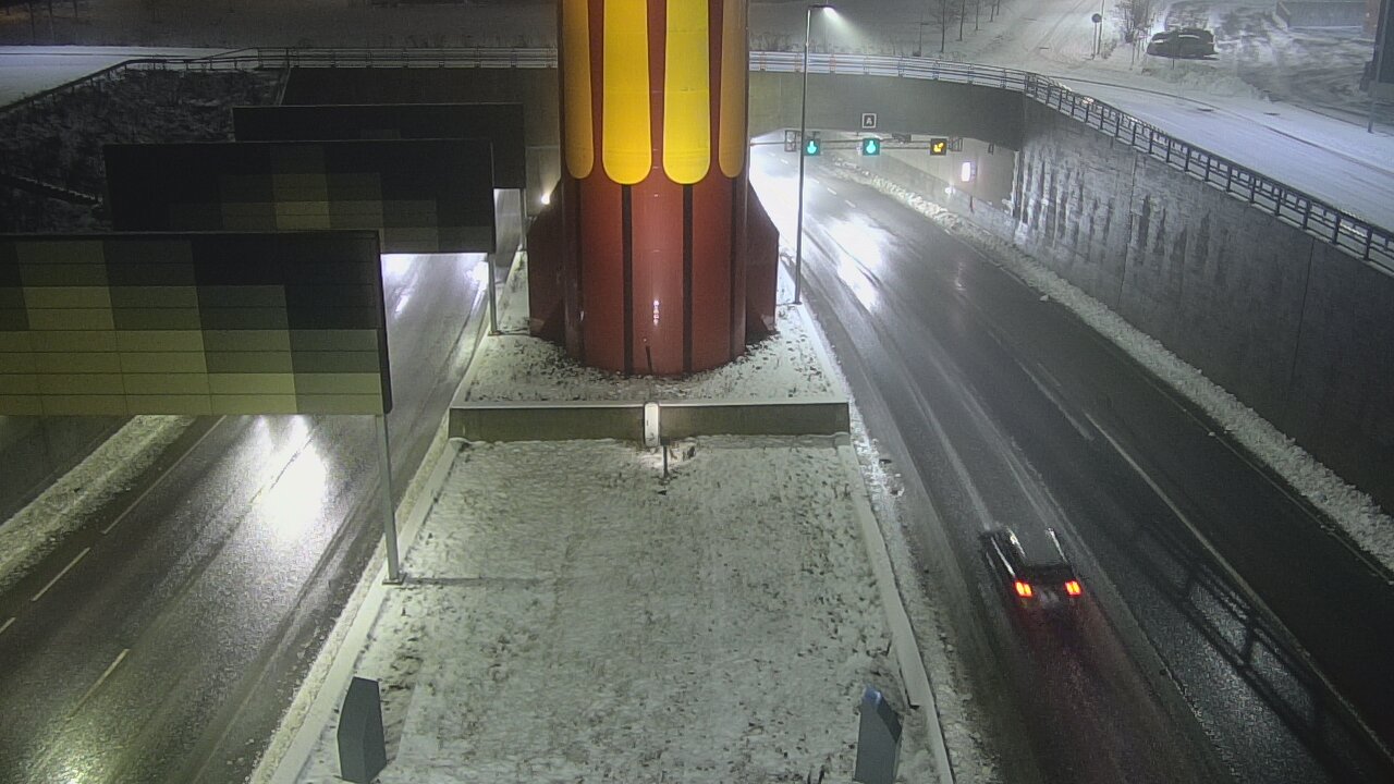 Kelikamerat Kuva Tie 12 Tampere, Rantatunnelin puomi, länsi, Tampere, Pirkanmaa