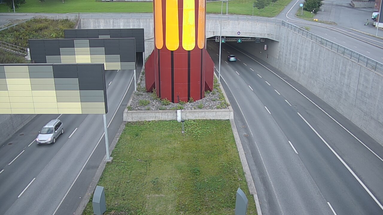 Kelikamerat Kuva Tie 12 Tampere, Rantatunnelin puomi, länsi, Tampere, Pirkanmaa