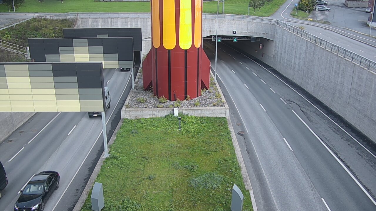 Kelikamerat Kuva Tie 12 Tampere, Rantatunnelin puomi, länsi, Tampere, Pirkanmaa