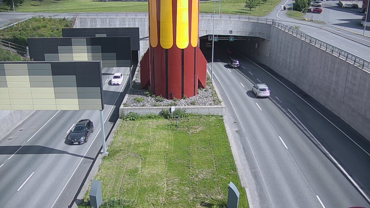 Kelikamerat Kuva Tie 12 Tampere, Rantatunnelin puomi, länsi, Tampere, Pirkanmaa