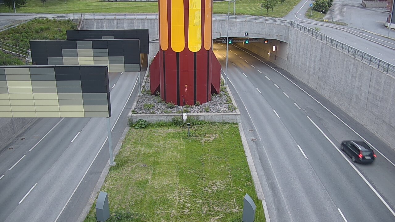 Kelikamerat Kuva Tie 12 Tampere, Rantatunnelin puomi, länsi, Tampere, Pirkanmaa