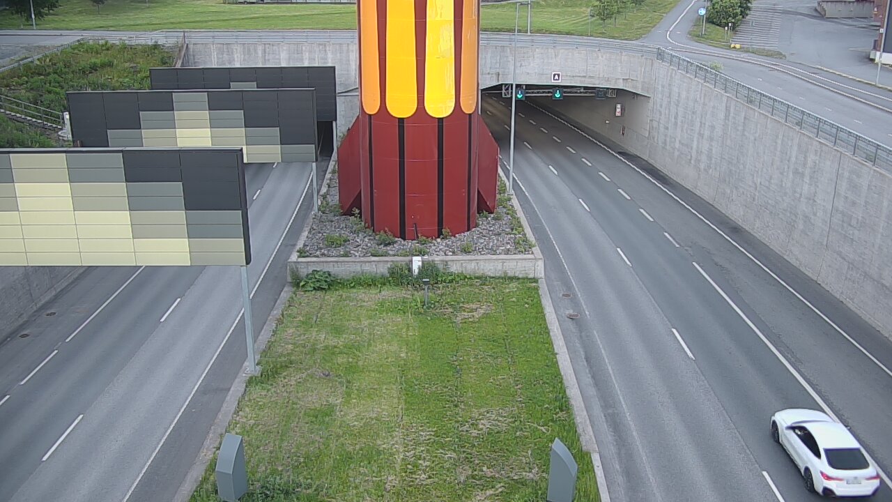 Kelikamerat Kuva Tie 12 Tampere, Rantatunnelin puomi, länsi, Tampere, Pirkanmaa