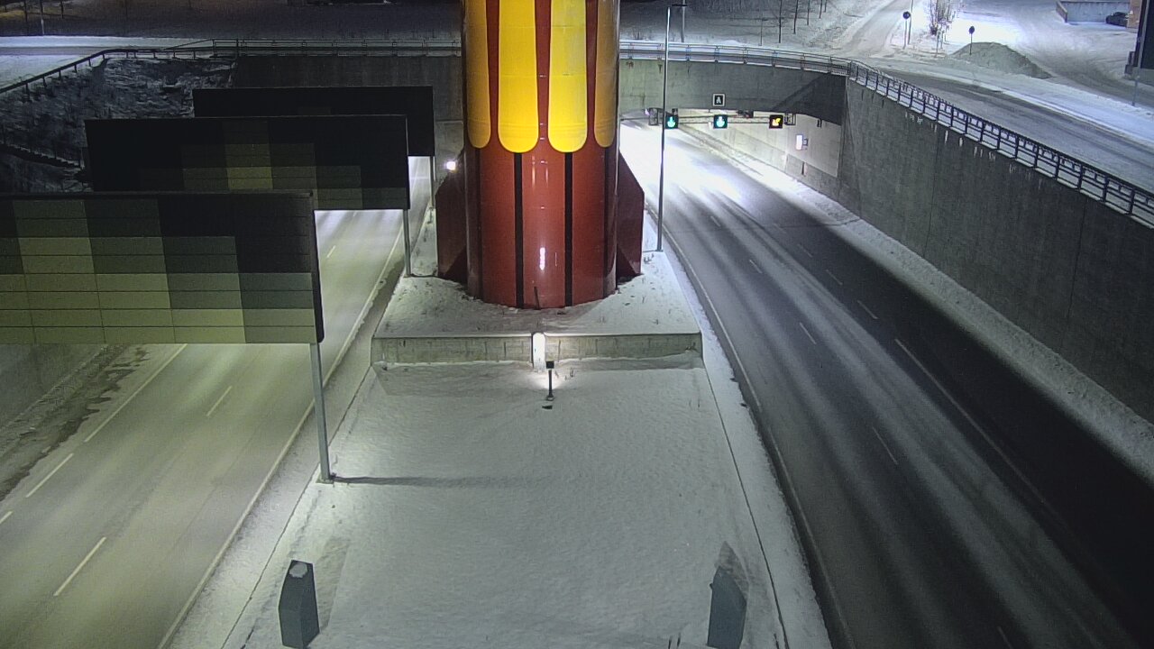 Kelikamerat Kuva Tie 12 Tampere, Rantatunnelin puomi, länsi, Tampere, Pirkanmaa