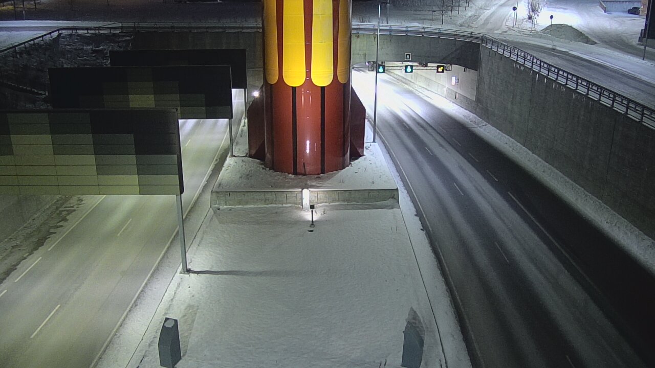 Kelikamerat Kuva Tie 12 Tampere, Rantatunnelin puomi, länsi, Tampere, Pirkanmaa