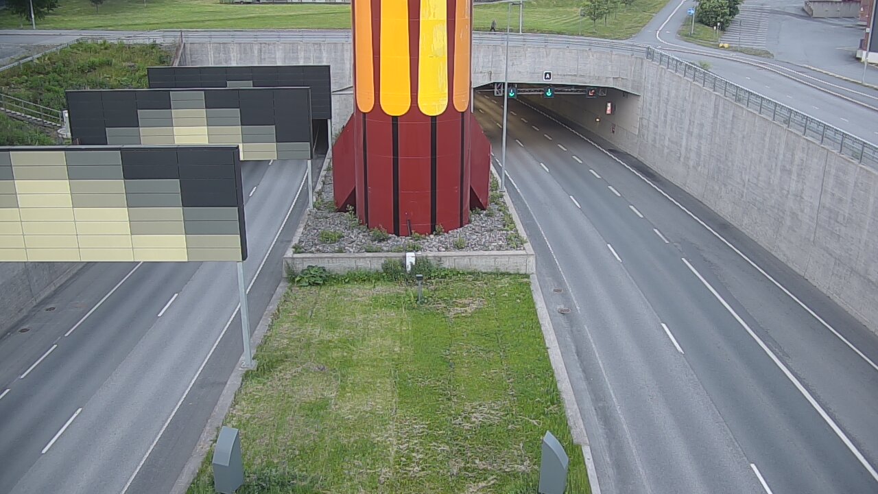 Kelikamerat Kuva Tie 12 Tampere, Rantatunnelin puomi, länsi, Tampere, Pirkanmaa