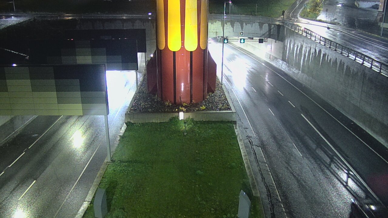 Kelikamerat Kuva Tie 12 Tampere, Rantatunnelin puomi, länsi, Tampere, Pirkanmaa