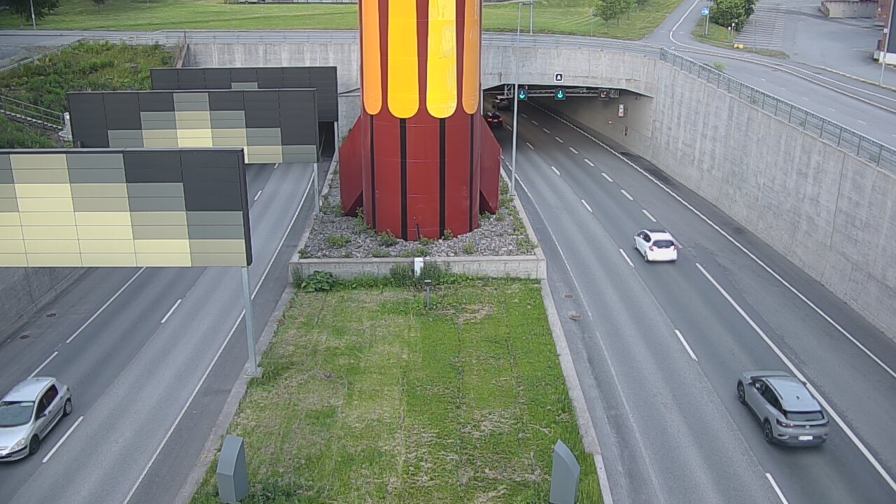 Kelikamerat Kuva Tie 12 Tampere, Rantatunnelin puomi, länsi, Tampere, Pirkanmaa