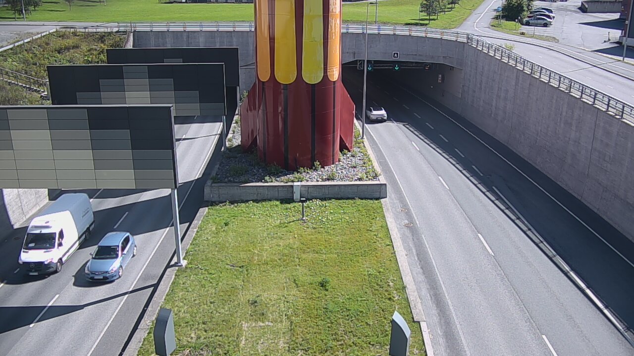 Kelikamerat Kuva Tie 12 Tampere, Rantatunnelin puomi, länsi, Tampere, Pirkanmaa