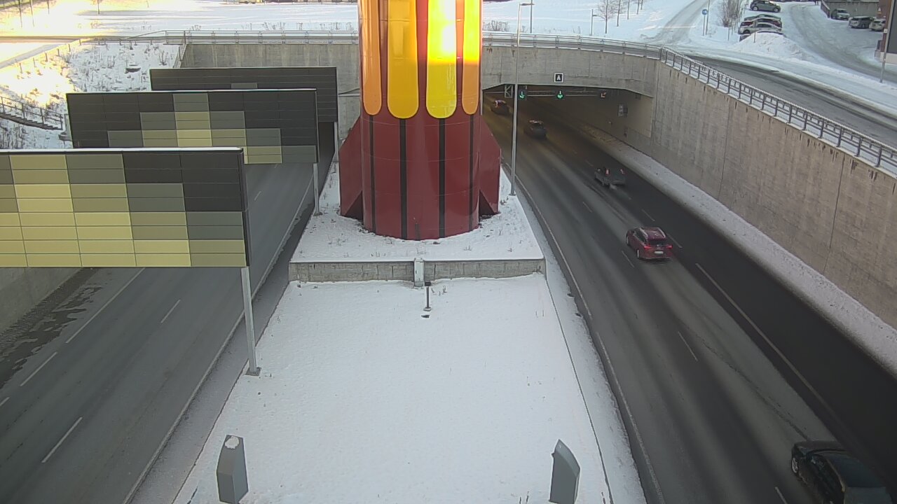 Weather Camera Image Road 12 Tampere, Rantatunneli boom west, Tampere, Pirkanmaa