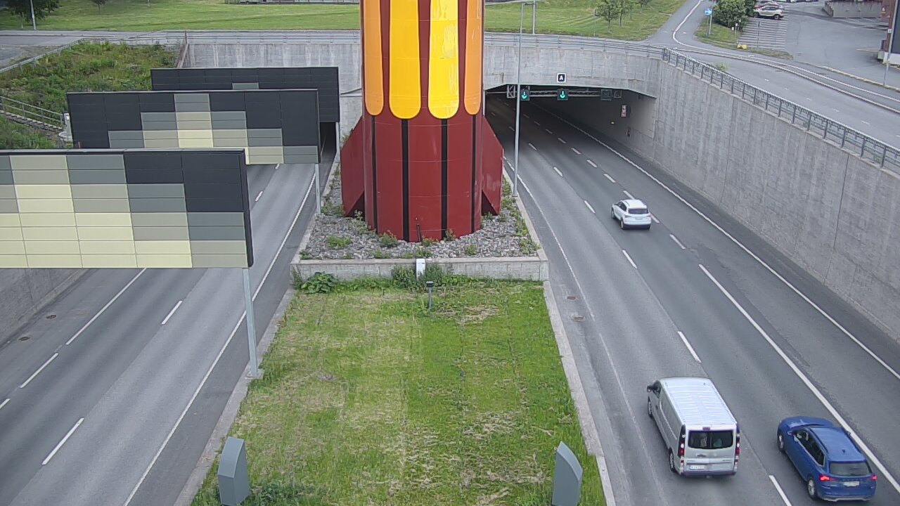 Kelikamerat Kuva Tie 12 Tampere, Rantatunnelin puomi, länsi, Tampere, Pirkanmaa