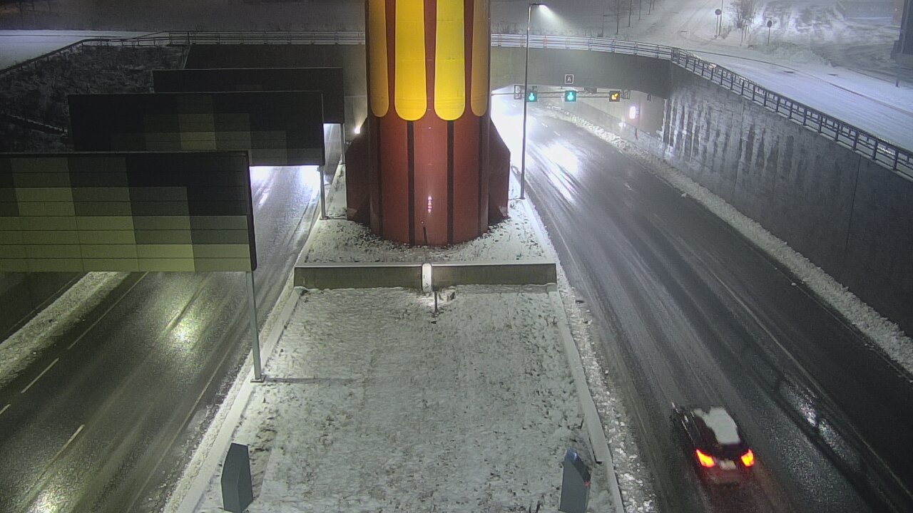 Kelikamerat Kuva Tie 12 Tampere, Rantatunnelin puomi, länsi, Tampere, Pirkanmaa