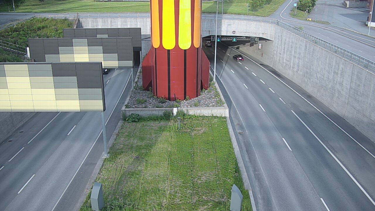 Kelikamerat Kuva Tie 12 Tampere, Rantatunnelin puomi, länsi, Tampere, Pirkanmaa