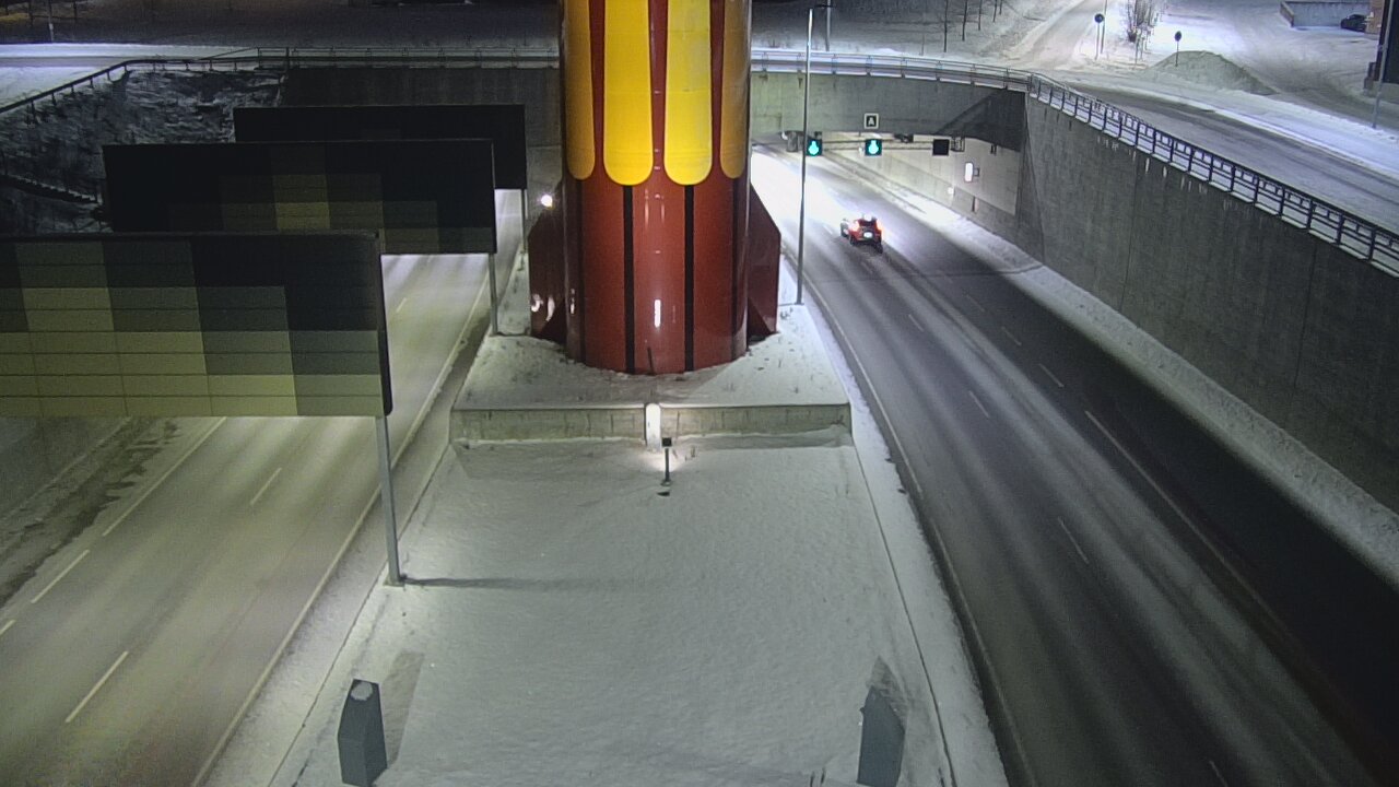 Kelikamerat Kuva Tie 12 Tampere, Rantatunnelin puomi, länsi, Tampere, Pirkanmaa