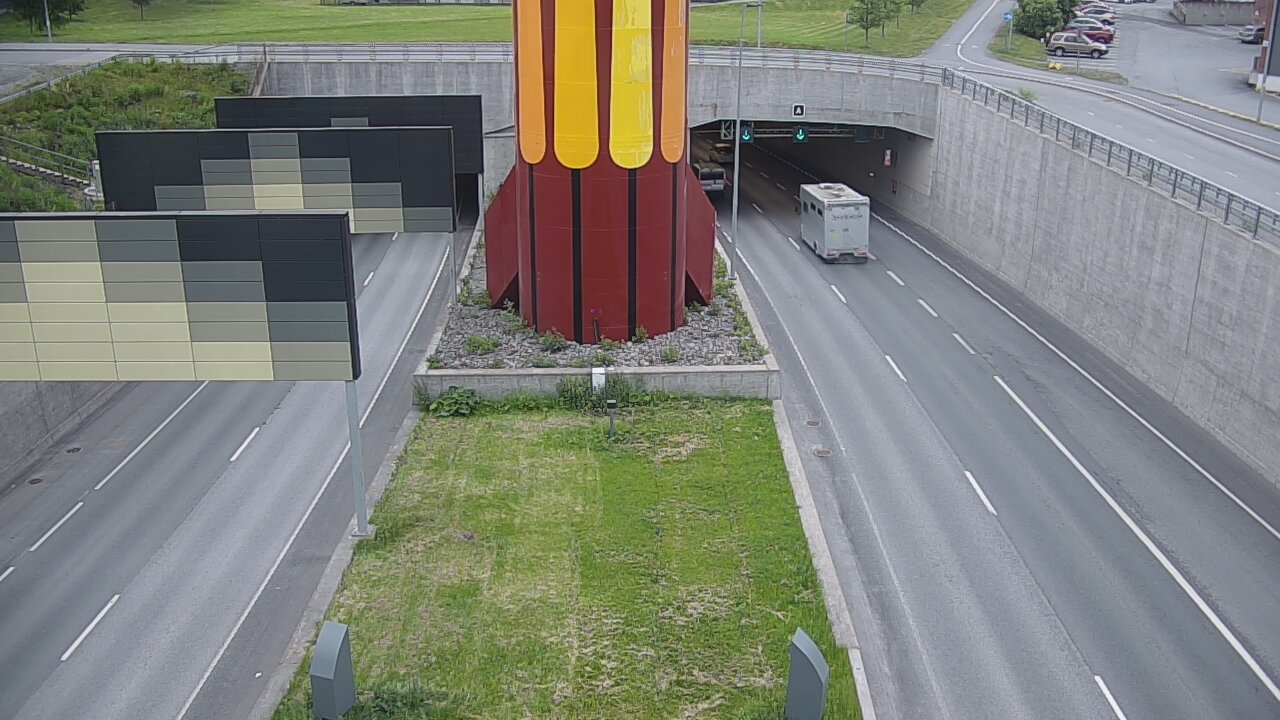 Kelikamerat Kuva Tie 12 Tampere, Rantatunnelin puomi, länsi, Tampere, Pirkanmaa