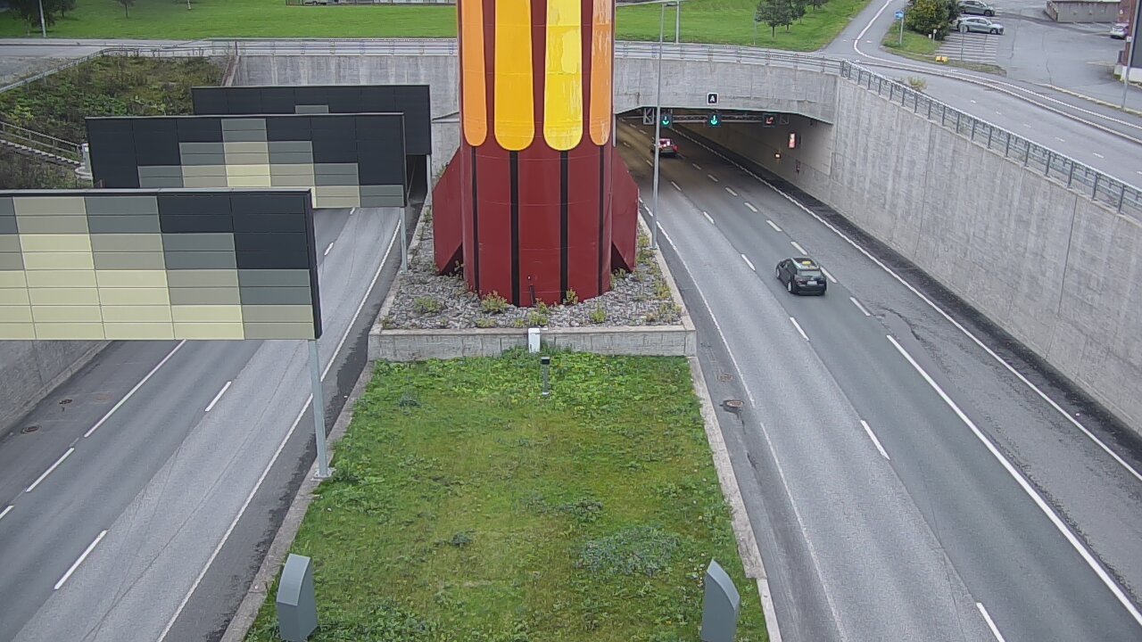 Kelikamerat Kuva Tie 12 Tampere, Rantatunnelin puomi, länsi, Tampere, Pirkanmaa