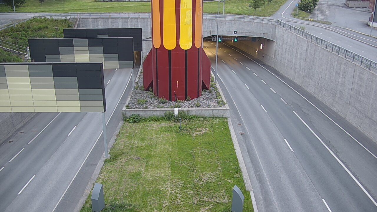 Kelikamerat Kuva Tie 12 Tampere, Rantatunnelin puomi, länsi, Tampere, Pirkanmaa