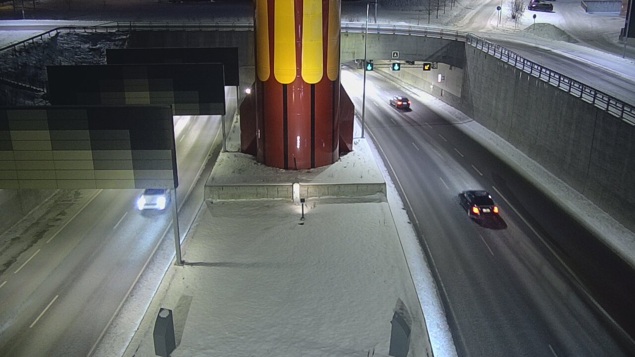 Kelikamerat Kuva Tie 12 Tampere, Rantatunnelin puomi, länsi, Tampere, Pirkanmaa