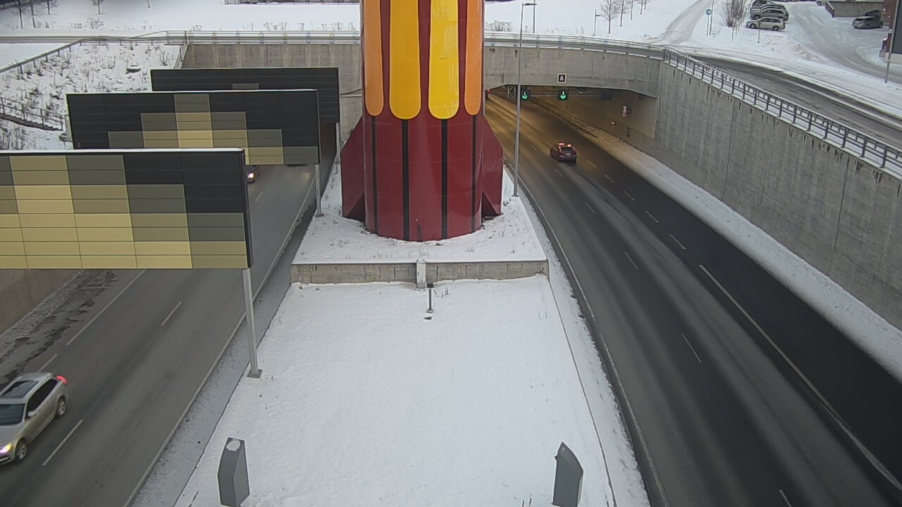 Kelikamerat Kuva Tie 12 Tampere, Rantatunnelin puomi, länsi, Tampere, Pirkanmaa