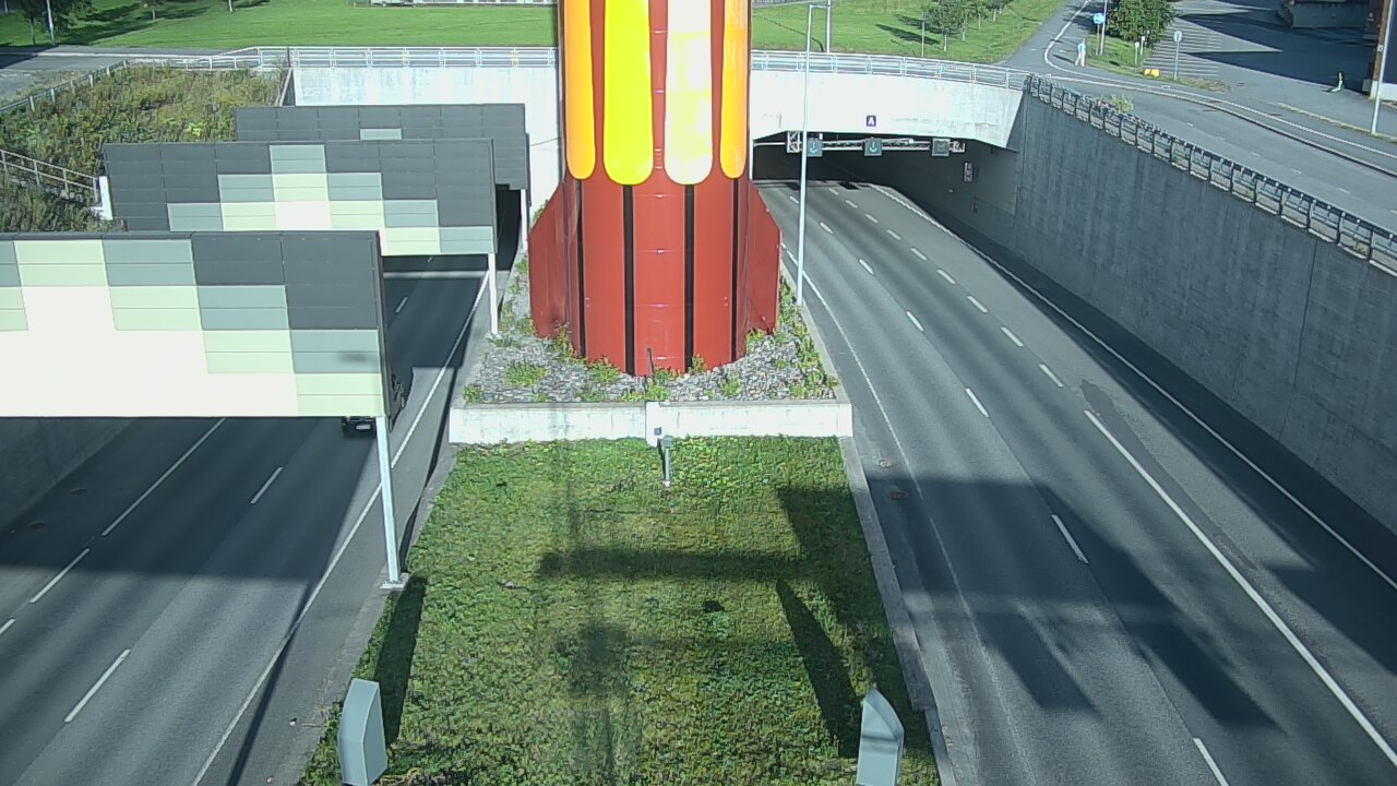 Kelikamerat Kuva Tie 12 Tampere, Rantatunnelin puomi, länsi, Tampere, Pirkanmaa