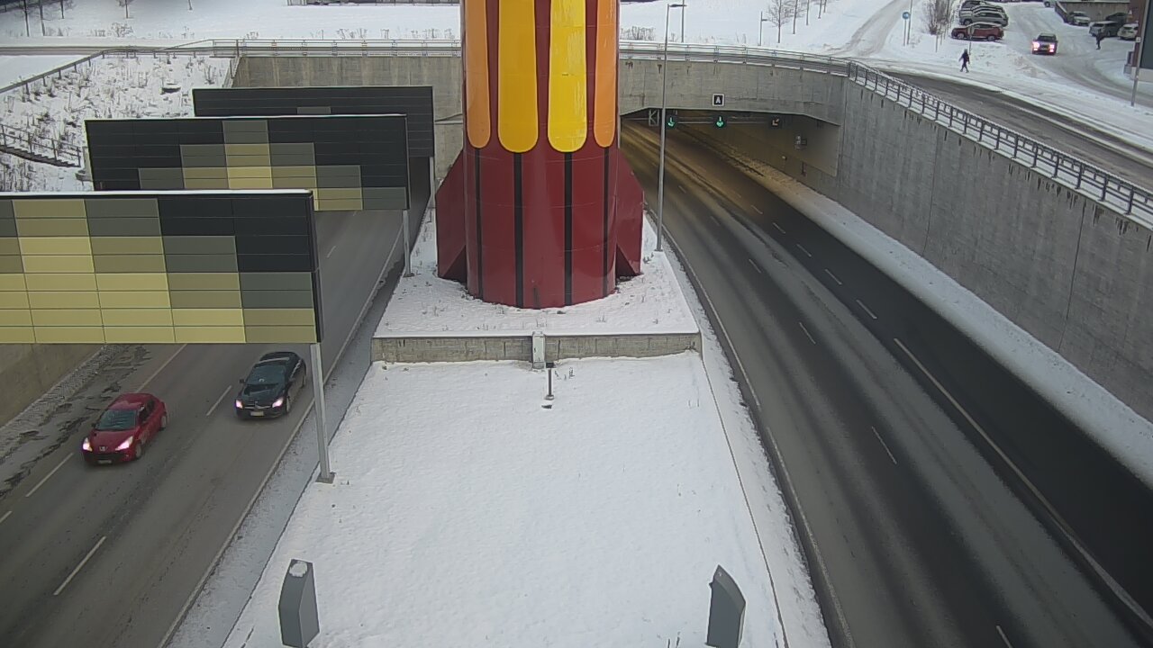 Kelikamerat Kuva Tie 12 Tampere, Rantatunnelin puomi, länsi, Tampere, Pirkanmaa