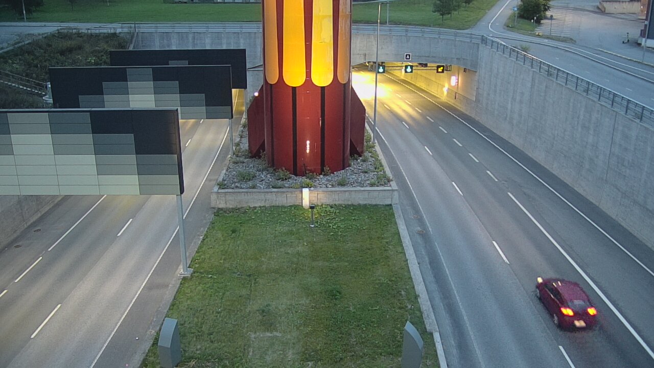 Kelikamerat Kuva Tie 12 Tampere, Rantatunnelin puomi, länsi, Tampere, Pirkanmaa