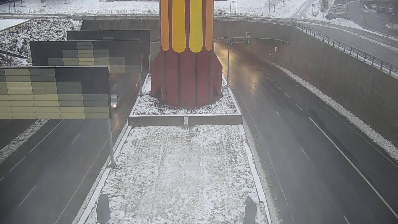 Kelikamerat Kuva Tie 12 Tampere, Rantatunnelin puomi, länsi, Tampere, Pirkanmaa