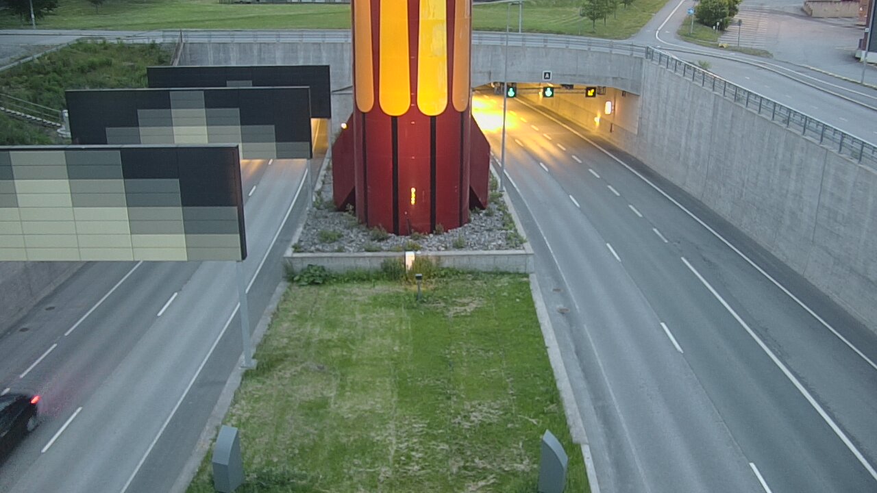 Kelikamerat Kuva Tie 12 Tampere, Rantatunnelin puomi, länsi, Tampere, Pirkanmaa
