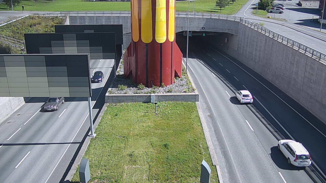 Kelikamerat Kuva Tie 12 Tampere, Rantatunnelin puomi, länsi, Tampere, Pirkanmaa