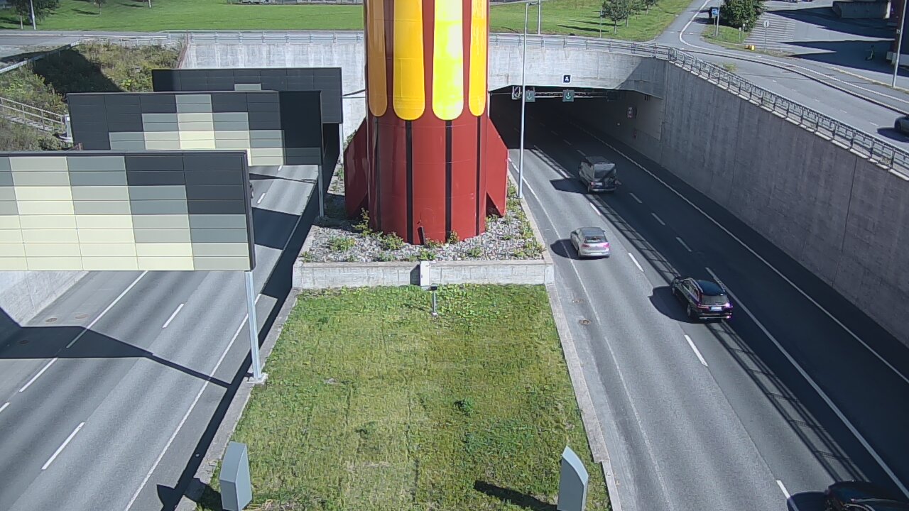 Kelikamerat Kuva Tie 12 Tampere, Rantatunnelin puomi, länsi, Tampere, Pirkanmaa