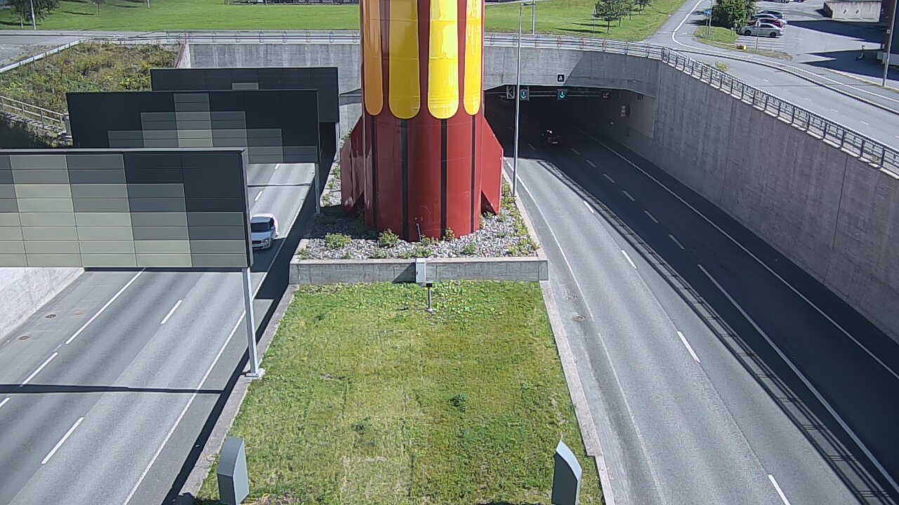 Kelikamerat Kuva Tie 12 Tampere, Rantatunnelin puomi, länsi, Tampere, Pirkanmaa