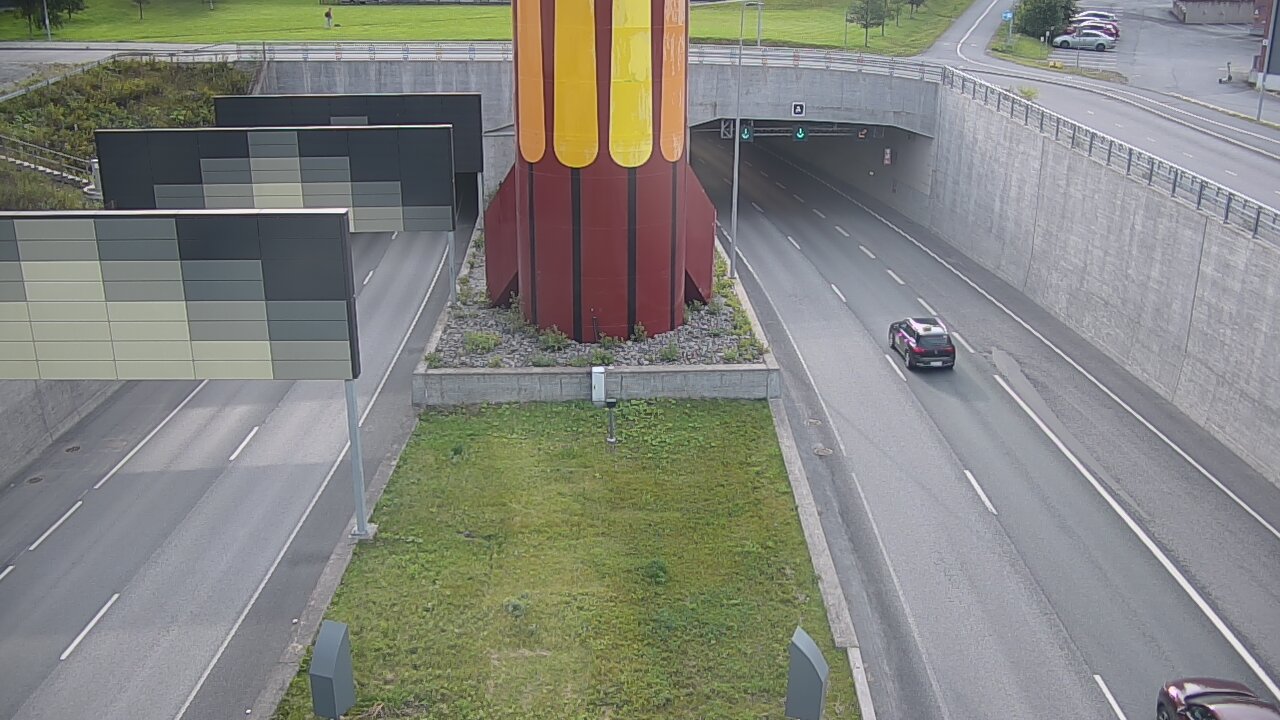 Kelikamerat Kuva Tie 12 Tampere, Rantatunnelin puomi, länsi, Tampere, Pirkanmaa