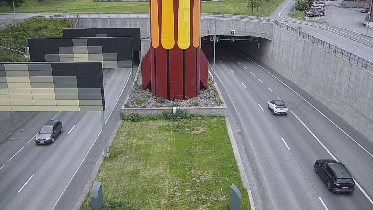 Kelikamerat Kuva Tie 12 Tampere, Rantatunnelin puomi, länsi, Tampere, Pirkanmaa