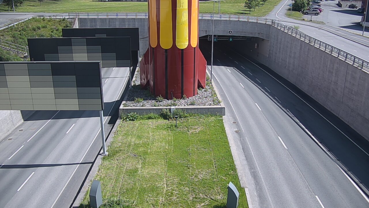 Kelikamerat Kuva Tie 12 Tampere, Rantatunnelin puomi, länsi, Tampere, Pirkanmaa
