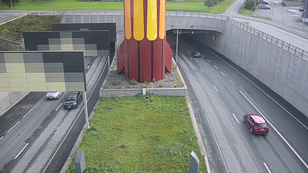 Kelikamerat Kuva Tie 12 Tampere, Rantatunnelin puomi, länsi, Tampere, Pirkanmaa